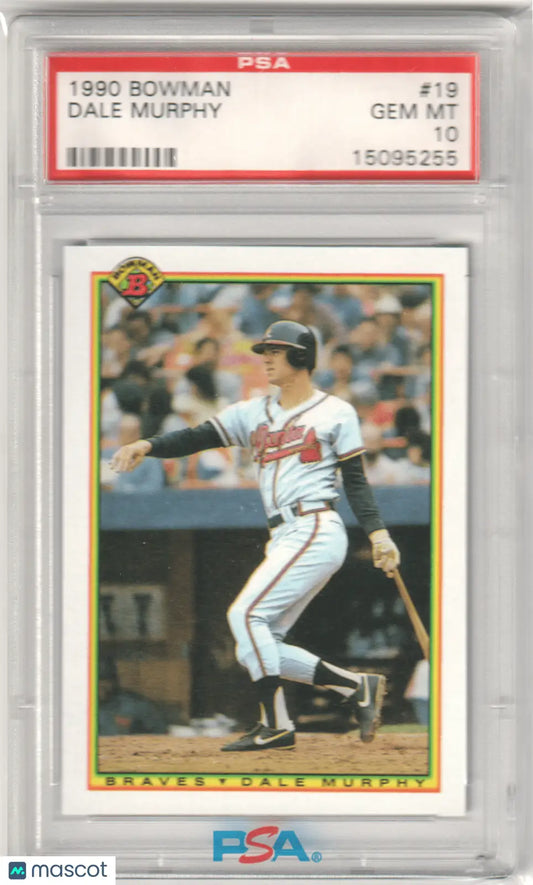 Columbia Hobby Dale Murphy 1990 Bowman baseball card PSA 10 Gem Mint