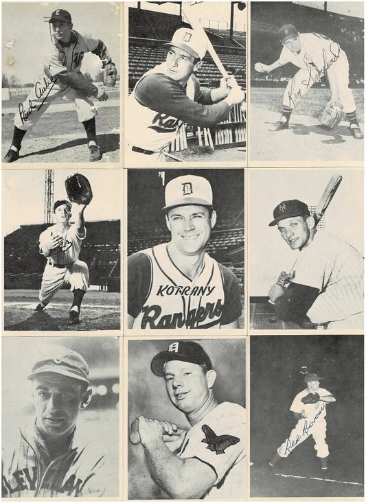 Vintage Dallas Rangers baseball cards featuring Paul Aube and Red Borom from 1977 set