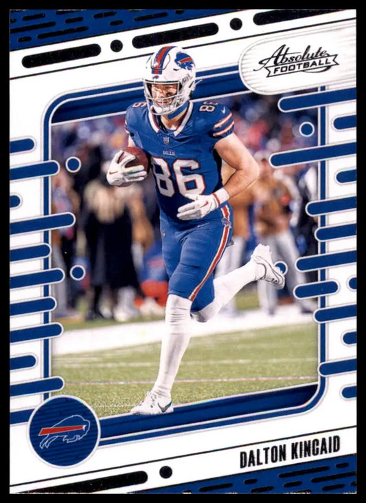 Dalton Kincaid football card from Panini Absolute 2024 Buffalo Bills product