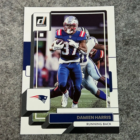 Damien Harris New England Patriots 2022 Panini NFL football trading card