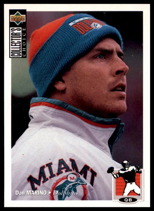 Dan Marino football card from 1994 Collector’s Choice Miami Dolphins collection