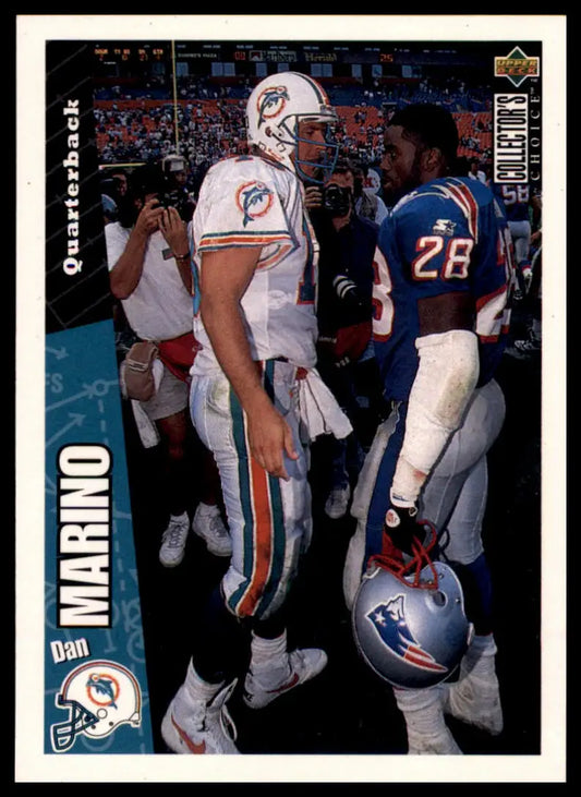 Dan Marino football card from 1996 Collector’s Choice Miami Dolphins product