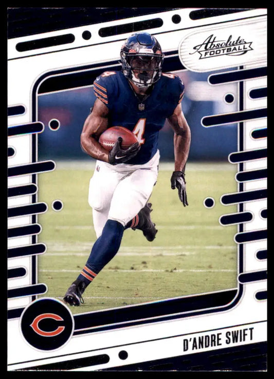 Football trading card of D’Andre Swift from 2024 Panini Absolute Retail series