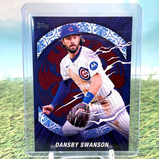 Dansby Swanson baseball card from the Topps MLB World Tour Tokyo Series Japan Limited