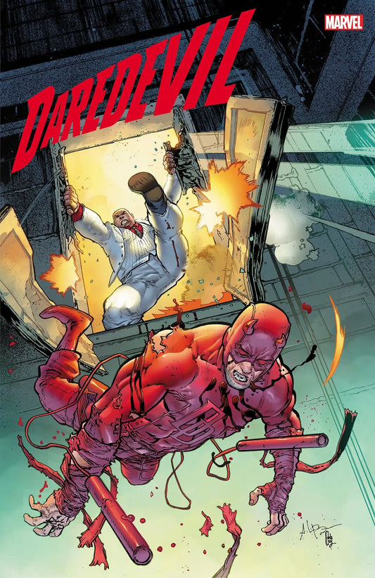Comic book cover of Daredevil #11 Andrei Bressan Variant featuring dynamic action pose