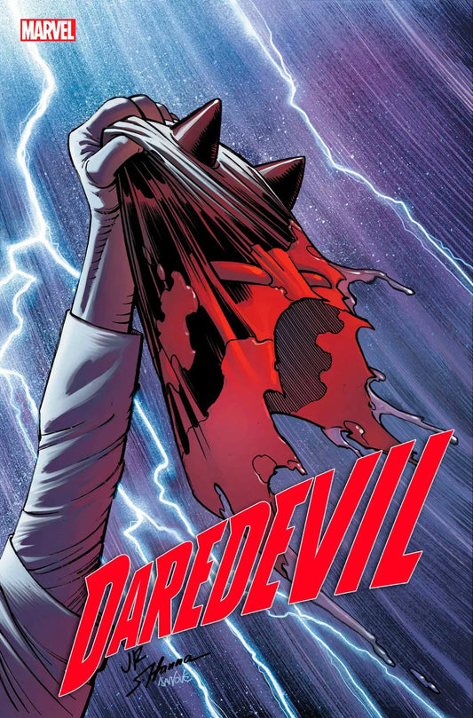 Daredevil #14 comic book cover with silhouette, perfect for trading cards collections