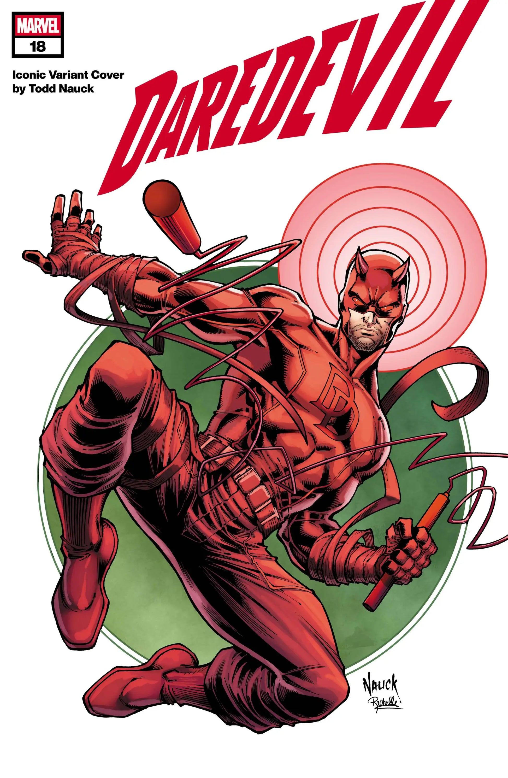 Daredevil #18 Todd Nauck Iconic Var comic cover for collectors of trading cards