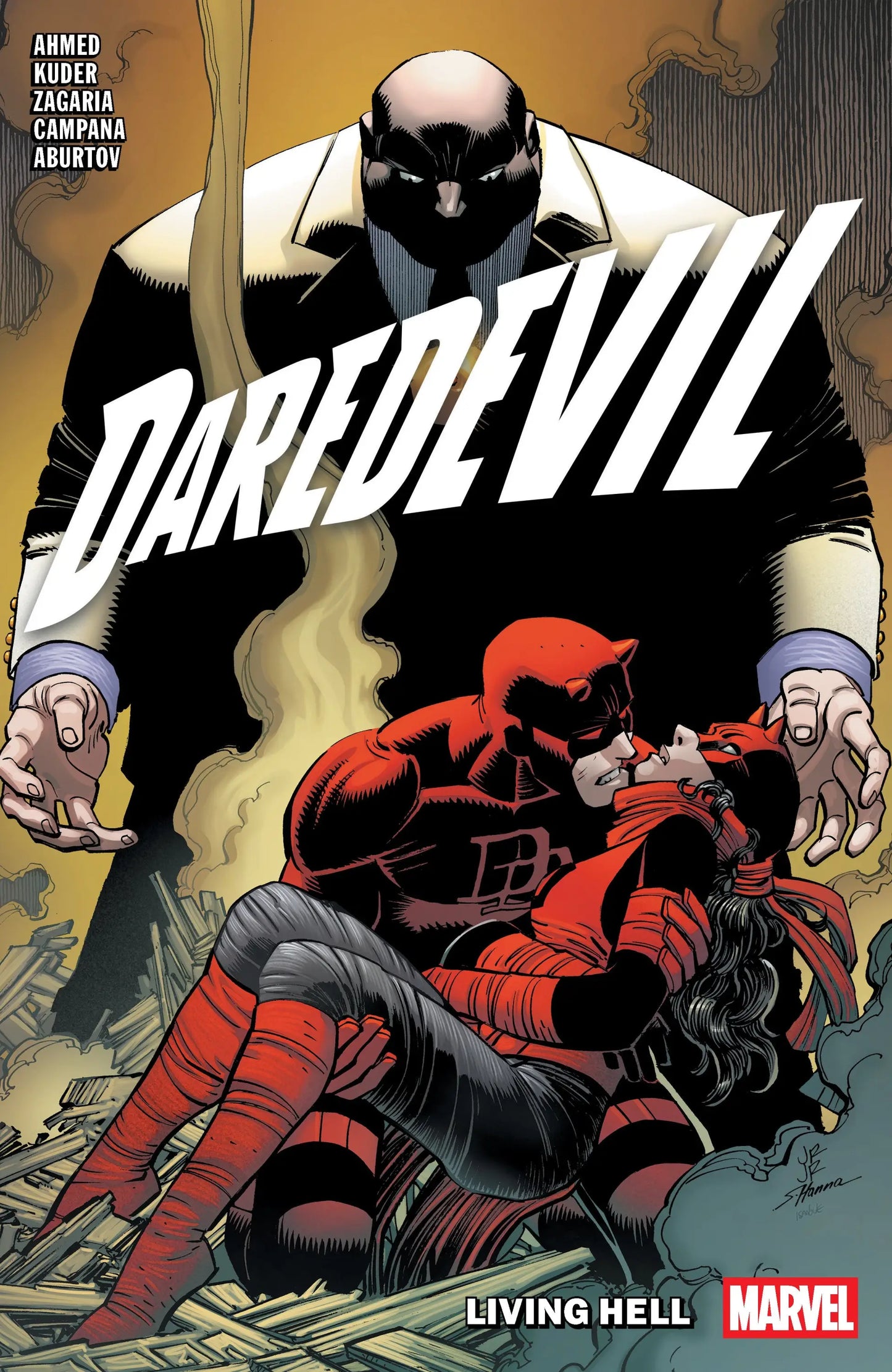 Daredevil comic book cover featuring Matt Murdock from Daredevil By Saladin Ahmed TPB Volume 03 Living Hell