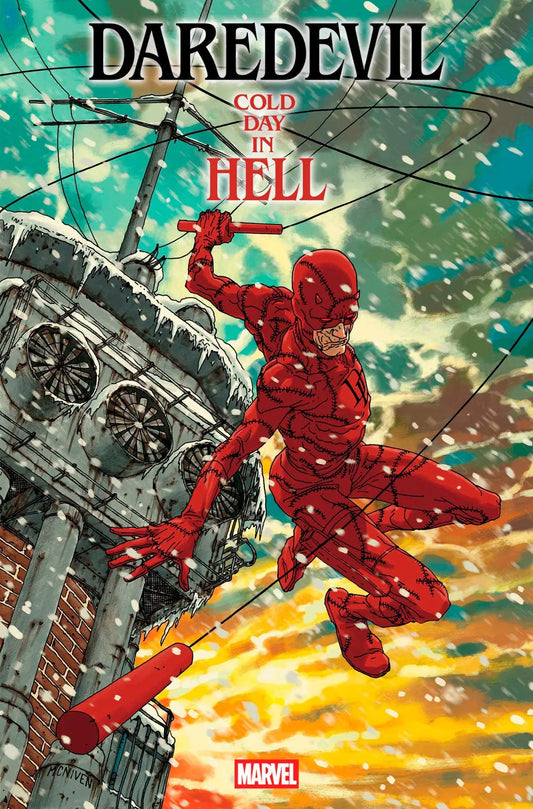 Daredevil Cold Day In Hell #2 comic book cover featuring Daredevil Cold Day artwork
