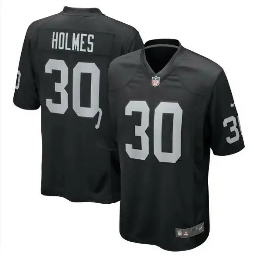Black Darnay Holmes Las Vegas Raiders Nike Game Jersey with number 30