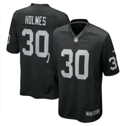 Black Darnay Holmes Las Vegas Raiders Nike Game Jersey with number 30