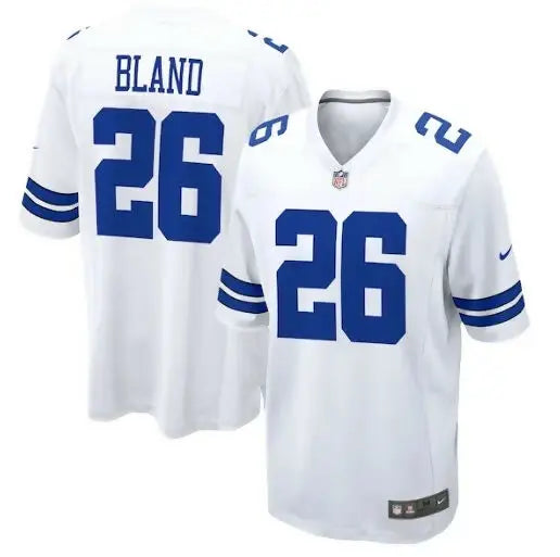 White Dallas Cowboys DaRon Bland #26 Nike Game Jersey with BLAND on the back