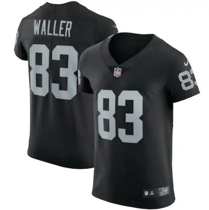 Black Darren Waller Las Vegas Raiders Nike Vapor Elite Jersey with Waller 83 print
