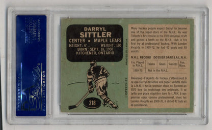 Darryl Sittler 1970-71 O-Pee-Chee #218 PSA 7 Near Mint 5254 - Singles