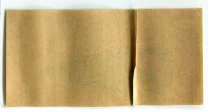 Folded tan paper with Dartmouth Indians 1964 Topps NCAA AFL pennant sticker decal