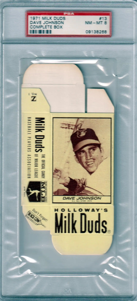 Graded 1971 Milk Duds Complete Box by Columbia Hobby from Dave Johnson collection