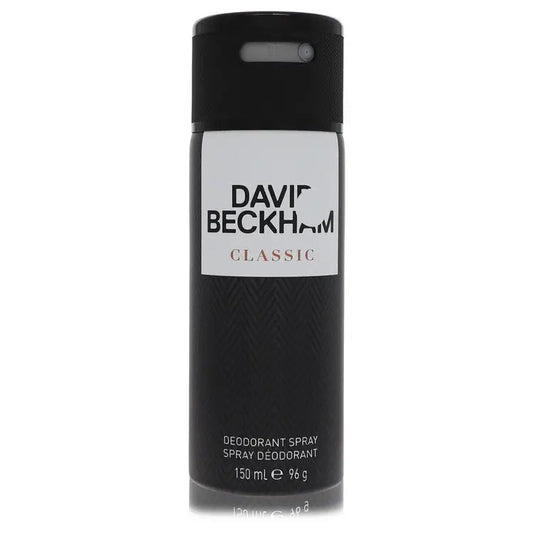 David Beckham Classic Deodorant Spray 5 oz displayed on a shelf