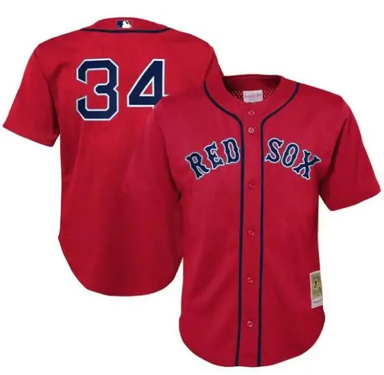 Red Boston Red Sox toddler Cooperstown Collection mesh batting practice jersey