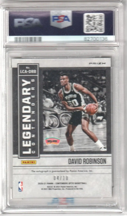 Graded David Robinson basketball card from Columbia Hobby with box free shipping