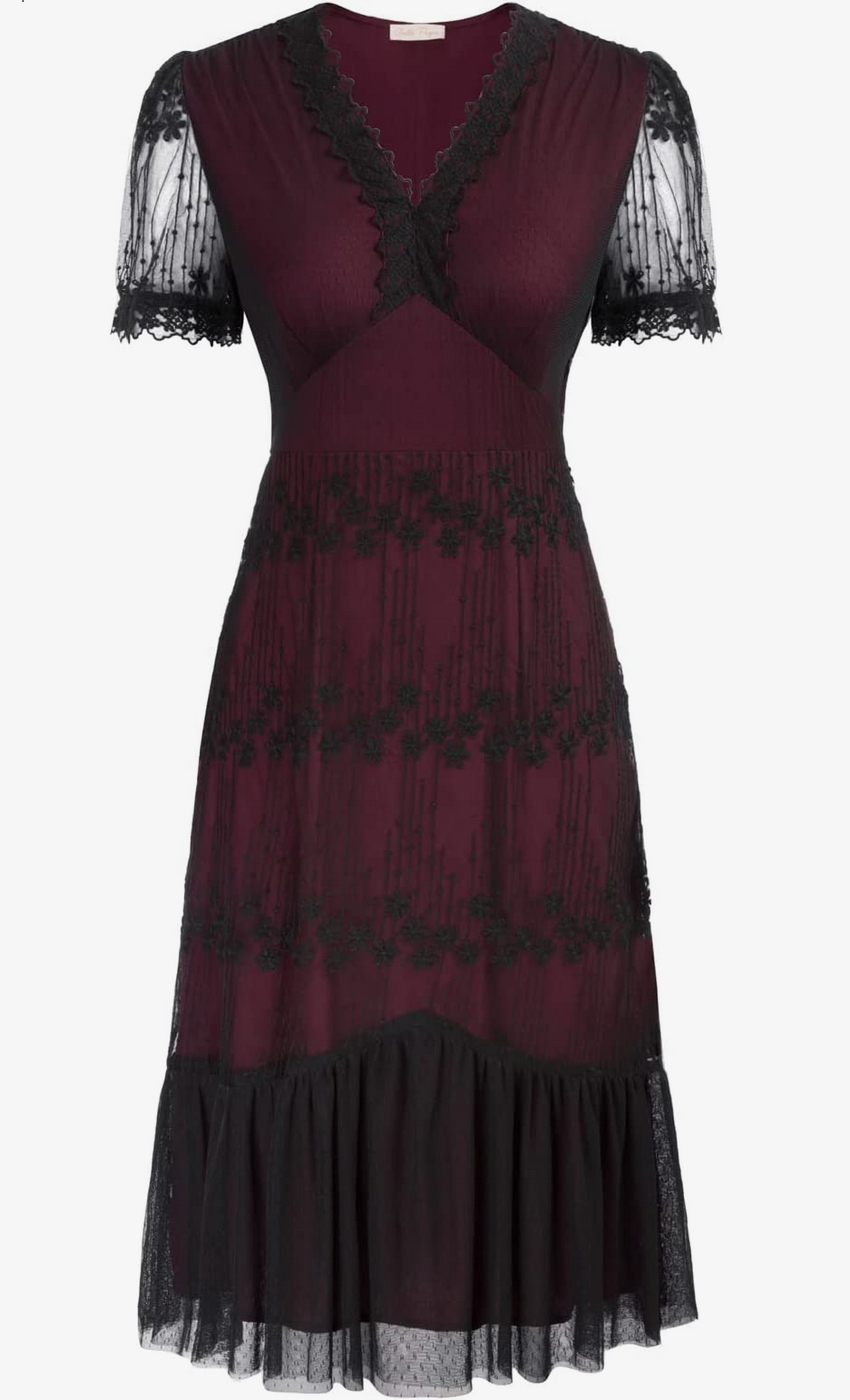 LAST ONE! Belle Poque Roaring 20s Tea Dress ONLY SIZE SM Remaining! Women's Apparel Gatsby
