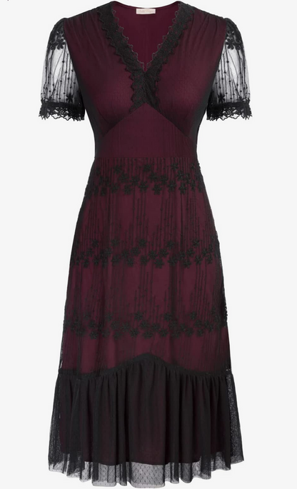 LAST ONE! Belle Poque Roaring 20s Tea Dress ONLY SIZE SM Remaining! Women's Apparel Gatsby