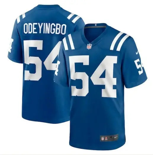 Blue Indianapolis Colts Dayo Odeyingbo Nike Game Jersey with name and number 54