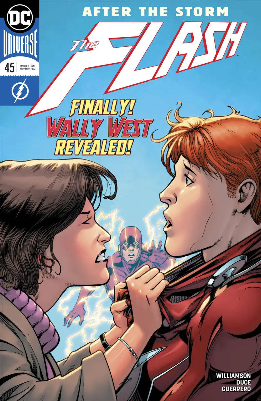 Comic book cover of DC Comics Flash #45, perfect for Flash trading cards collectors