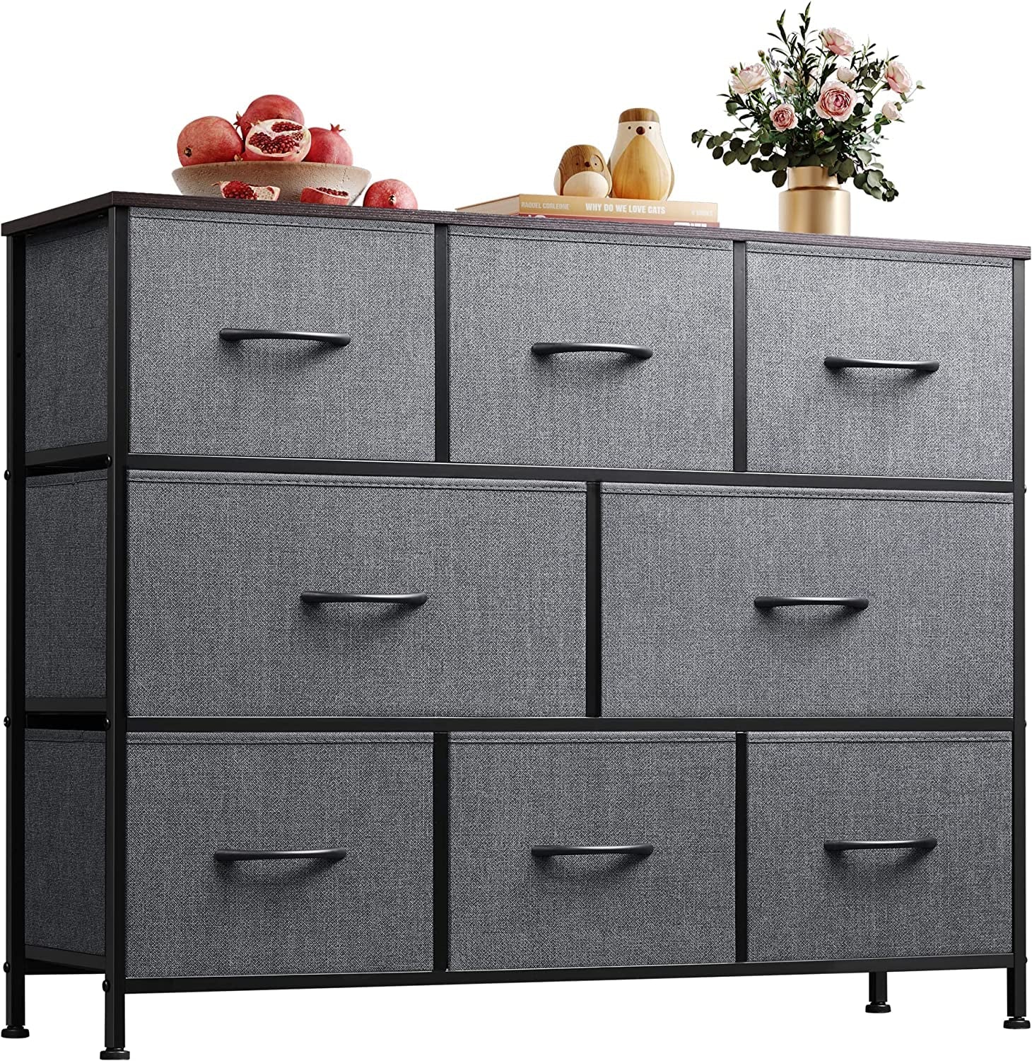 Fabric Dresser with TV Stand for Bedroom-1