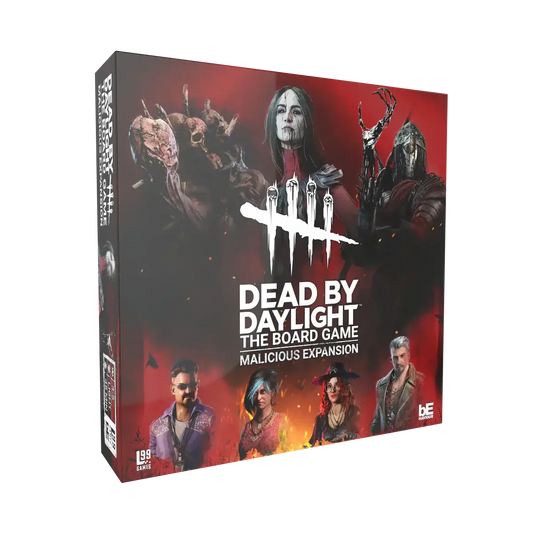 Dead by Daylight board game malicious expansion with terrifying killers for intense gameplay