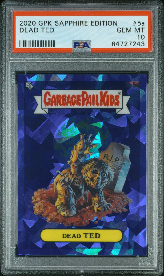 Dead Ted 2020 Topps Garbage Pail Kids Sapphire #5a PSA 10 Gem Mint 7243 - Singles