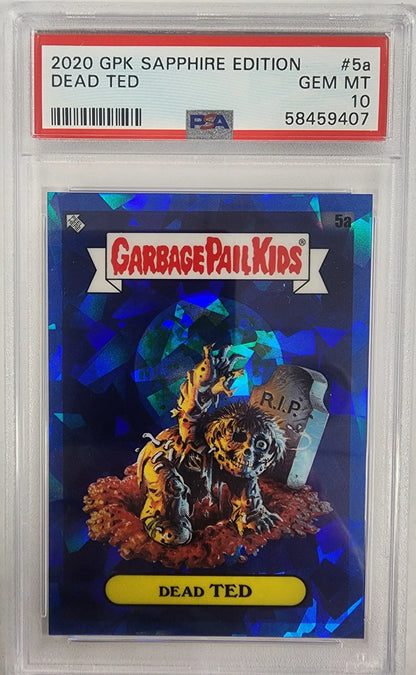 Dead Ted 2020 Topps Garbage Pail Kids Sapphire #5a PSA 10 Gem Mint 9407 - Singles