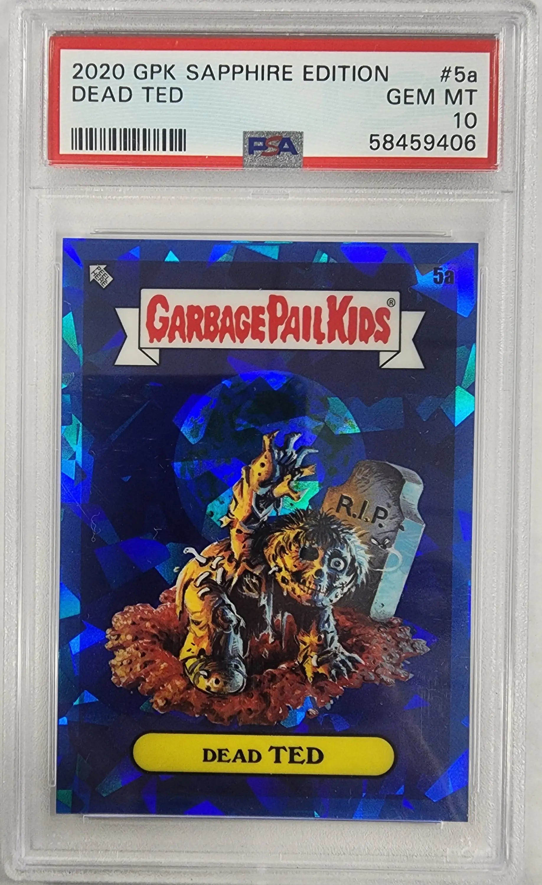 Dead Ted 2020 Topps Garbage Pail Kids Sapphire #5a PSA 10 Gem Mint 9406 - Singles