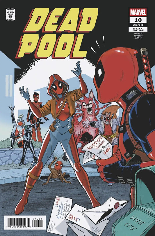 Deadpool comic book Deadpool #10 Amanda Conner Homage Variant featuring Amanda Conner art