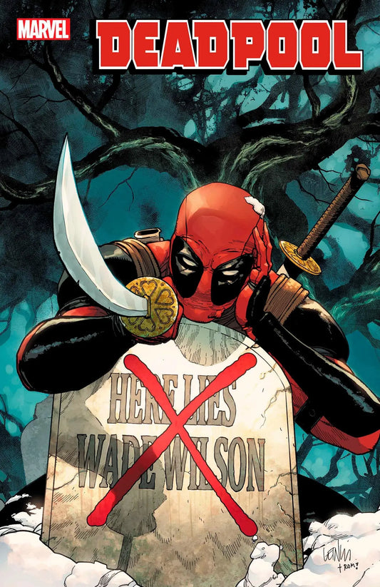 Deadpool #10 Leinil Yu Variant comic book cover featuring vibrant artwork
