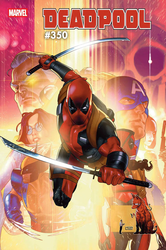 Deadpool comic book cover featuring Deadpool’s death grip, titled DEADPOOL #15