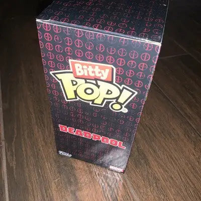 Deadpool Bitty Pop display box with mystery blind bag vinyl figures for collectors