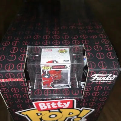 Dinopool Bitty Pop figure in display box from Deadpool Bitty Pop mystery blind bag