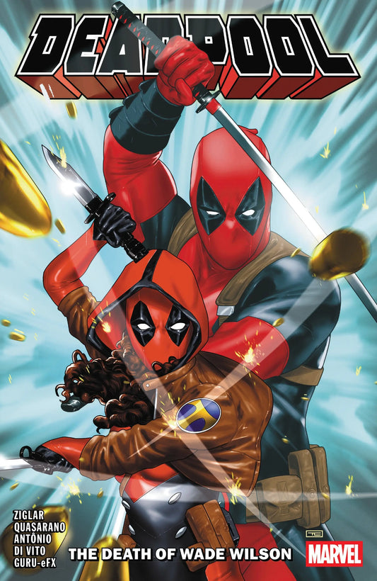 Deadpool comic book cover featuring Wade Wilson from Cody Ziglar Volume 2 The Death of Wade Wilson