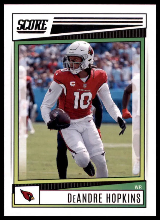 DeAndre Hopkins football card from 2022 Score Series featuring Arizona Cardinals player