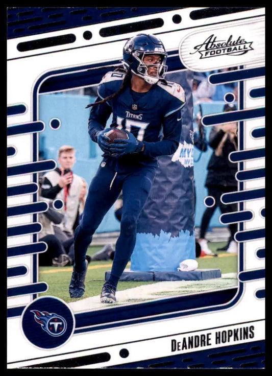DeAndre Hopkins football card from Panini Absolute 2024 Tennessee Titans collection