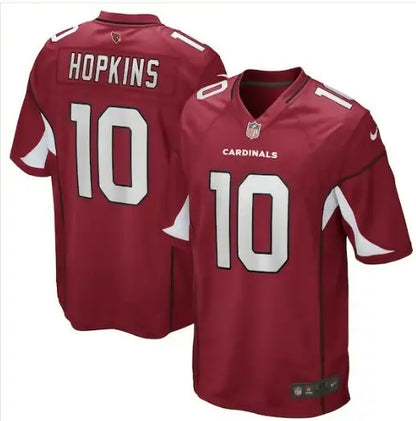 DeAndre Hopkins Arizona Cardinals Nike Game Jersey in Maroon displayed on a model