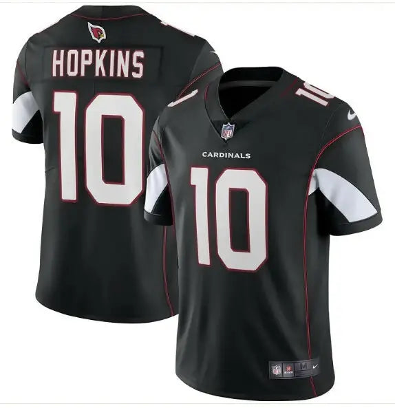 Black Arizona Cardinals Nike Vapor F.U.S.E. Limited Jersey with Hopkins 10 on front and back