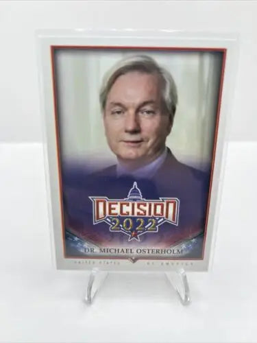Dr. Michael Osterholm Decision 2022 trading card for political trading collectors