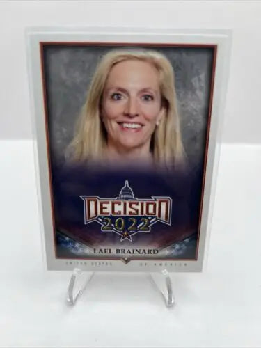 Lael Brainard trading card from the Decision 2022 political trading collection