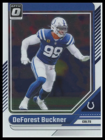 DeForest Buckner 2024 Donruss Optic collectible football trading card Indianapolis Colts