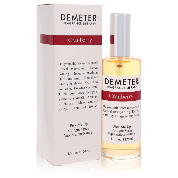 Demeter Cranberry by Demeter - Cologne Spray 4 oz - Women / Medium - Cologne Spray 4 oz