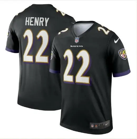 Black Baltimore Ravens Derrick Henry Nike Alternate Legend Football Jersey