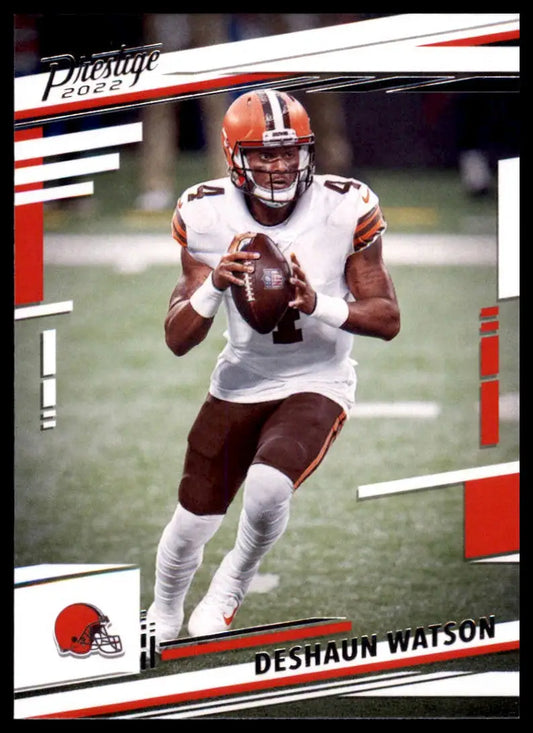 Deshaun Watson football card from Panini Prestige 2022 Cleveland Browns collection