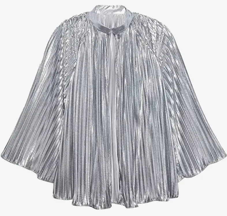 Designer Brand Savage X Fenti - Silver Sheen Open Bed Jacket LAST ONE ONLY Size SMALL Lounging Attire - XS/SM - Bed