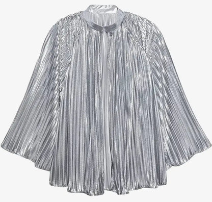 Designer Brand Savage X Fenti - Silver Sheen Open Bed Jacket LAST ONE ONLY Size SMALL Lounging Attire - XS/SM - Bed